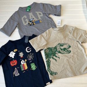 3 toddler boys Gap shirt bundle